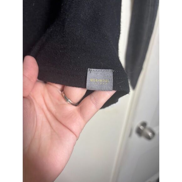 MERIWOOL Women's Base Layer Merino Wool Midweight 250g Half Zip Sweater sz Small - Picture 4 of 5